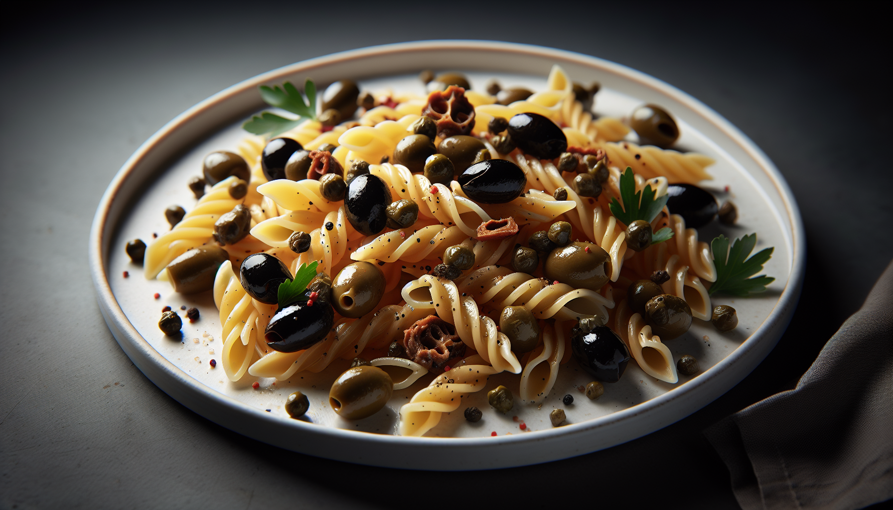 pasta olive e capperi